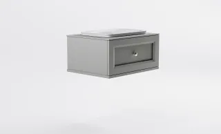 Тумба с раковиной Astra-Form Классик 4631177715440 70 см серый матовый